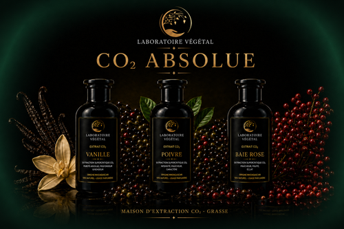 Trio CO₂ Absolue de vanille , Poivre , Baie rose — parfumerie fine -  100% naturel